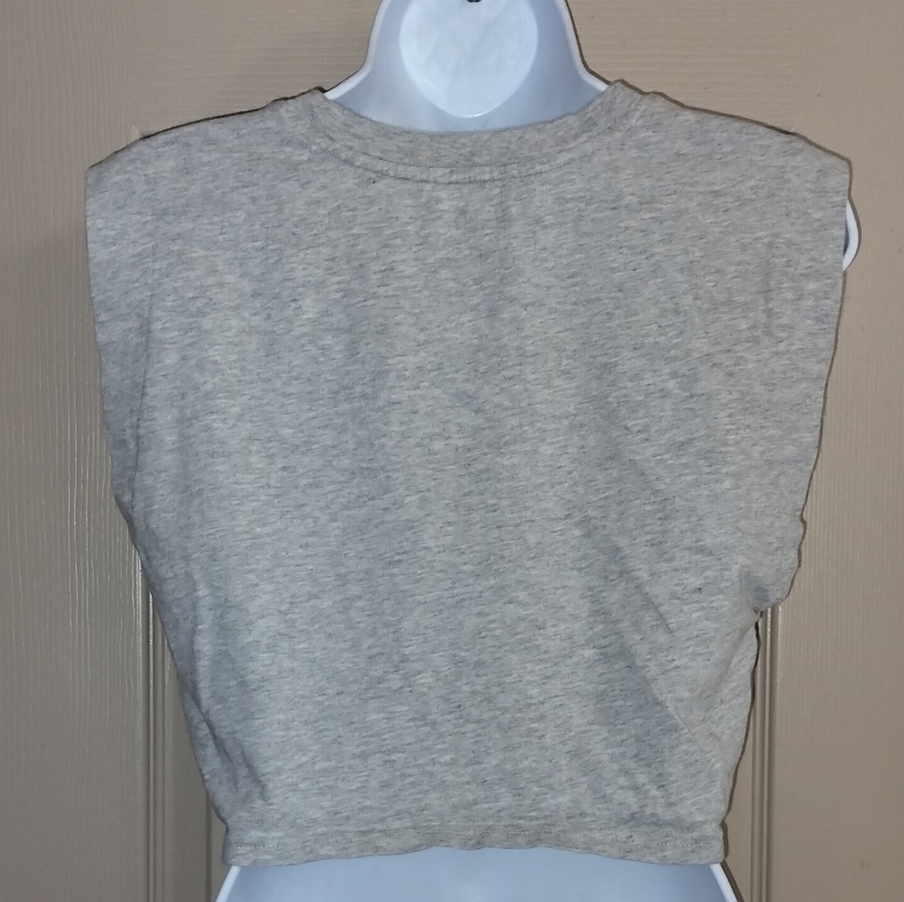 Offline By Aerie Light Gray Crop Top Sz S - Picture 3 of 5